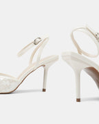 Giày Cao Gót Phối Liệu Sequin