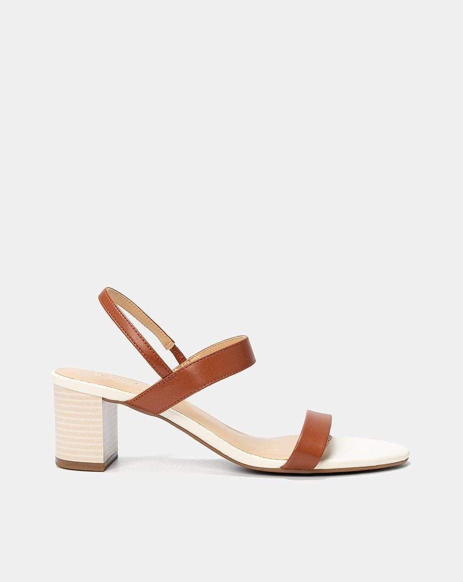 Giày Sandal Gót Vuông Basic